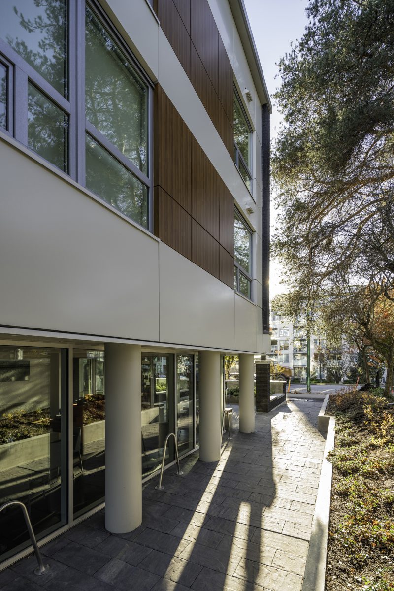 Side view of the Basalt in Vancouver, BC