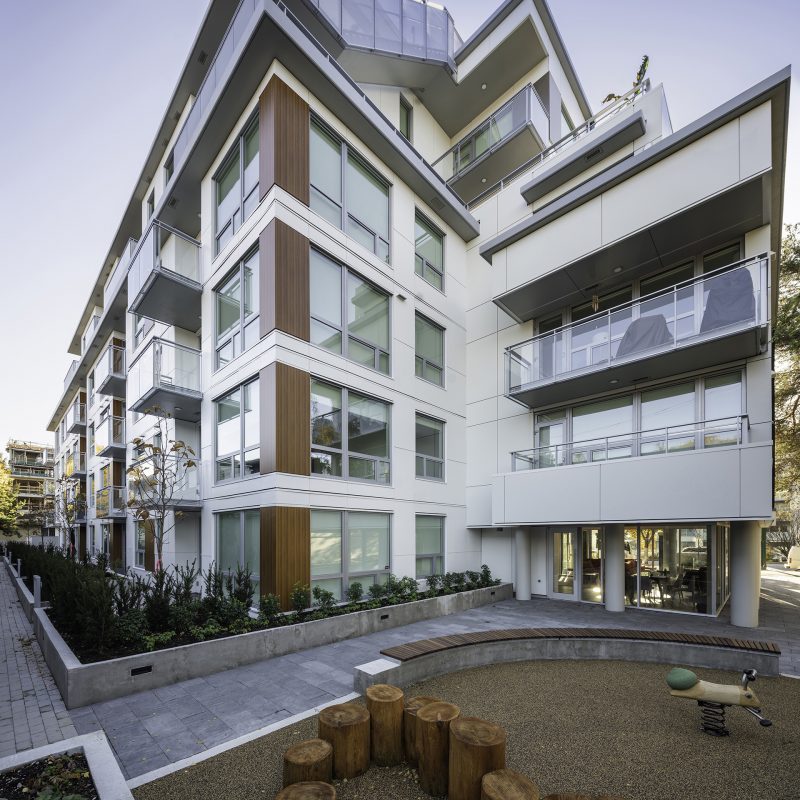 Bright side of the Basalt in Vancouver, BC