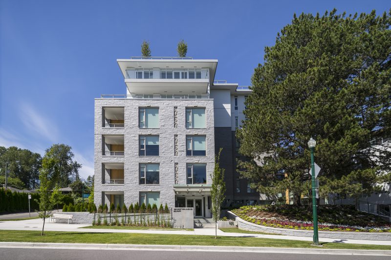 Premium exteriors at the Belpark condominium in Vancouver BC