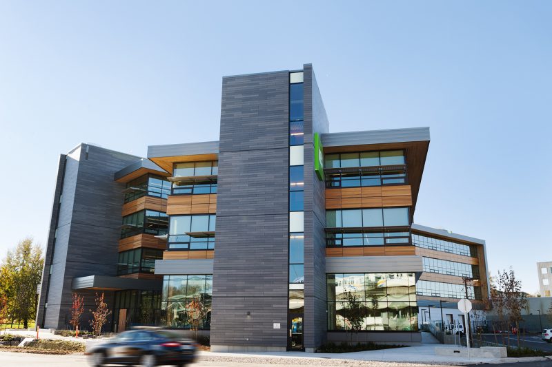 A side of the new MEC Head Office in Vancouver BC.