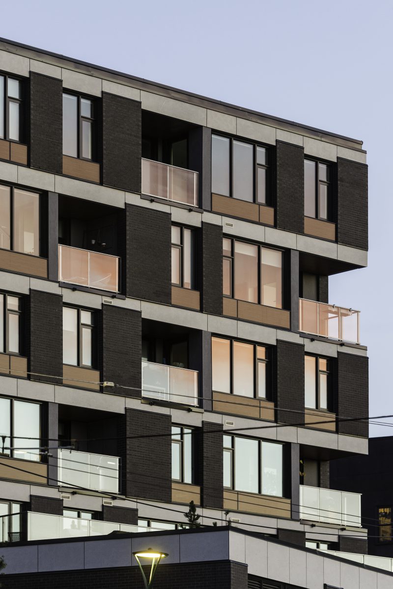 Balcony view of Elenor on Fifth in Vancouver BC.