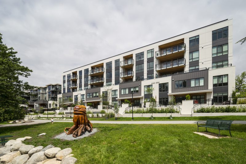 Premium siding of the new Green condominium done by Midland Exteriors.