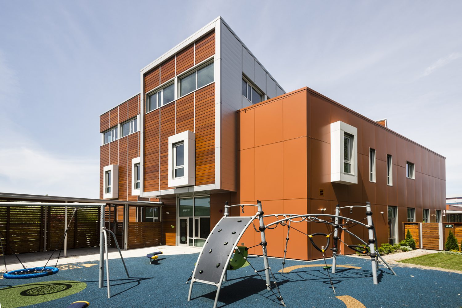 Playground of the Pacific Autism Centre in Richmond BC