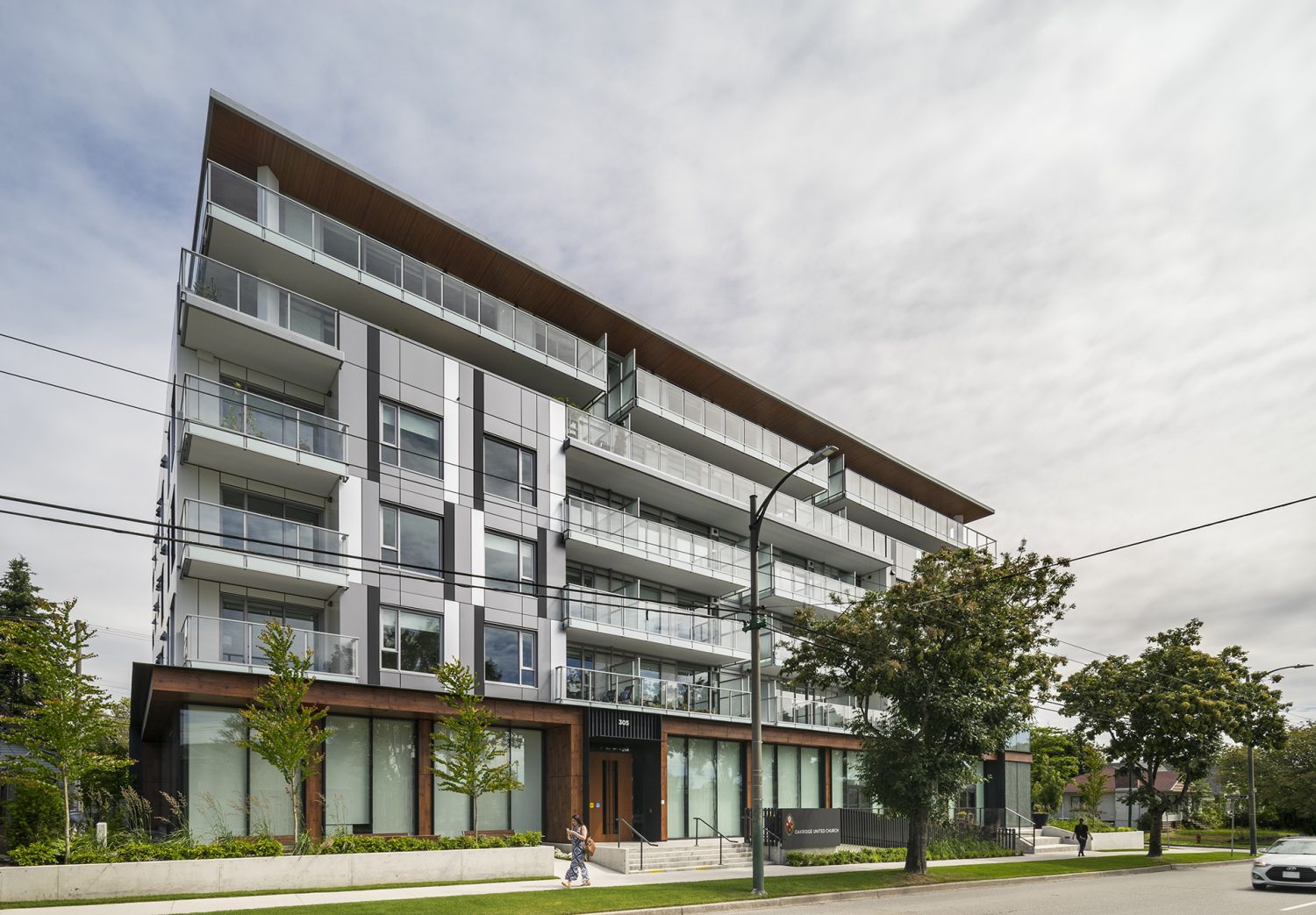 Beautiful exteriors and siding of the Parker in Vancouver’s prestigious Oakridge neighbourhood
