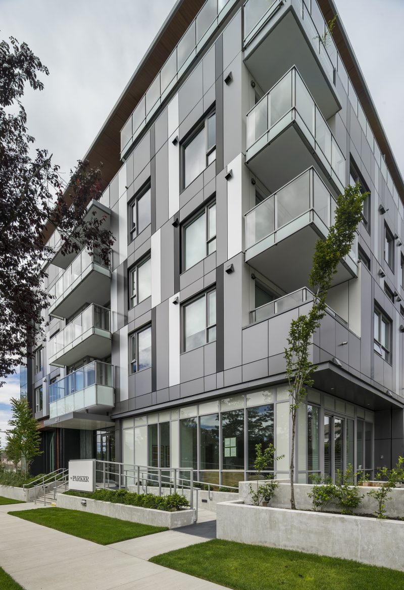 Side view of Vancouver’s prestigious Oakridge neighbourhood